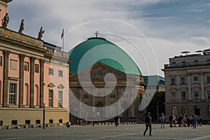 Berlin, Germany: Hedwig`s Cathedral in Germany`s capital