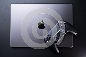 Close Up of a Nintendo Wii Game Controller