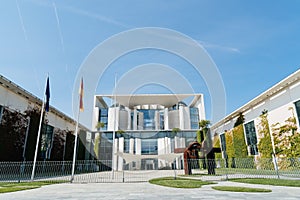 BERLIN, GERMANY - Jul 28, 2019: The Bundeskanzleramt, German Federal Chancellery in Berlin photo