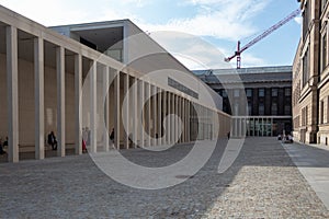 Berlin, Germany - July 2019: New entrance to Berlin\'s Museum Island