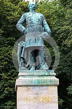 The statue of Albrecht Theodor Emil Graf von Roon by Harro Magnusson in Berlin Tiergarten