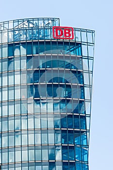 BERLIN, GERMANY - JUNE 22, 2016: Headquarters of Deutsche Bahn.