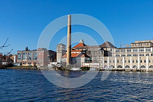 Berlin, Germany - March 13, 2022, former brewery Berliner Buergerbraeu Friedrichshagen. The area can only be visited