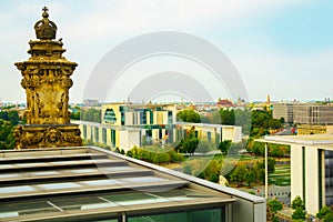 Berlin, Germany: The Reichstag - Bundestag - building in Berlin. A famous landmark and travel destination for tourists