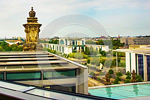 BERLIN, GERMANY: Reichstag - the Parliament building of the German Empire. Bundestag building