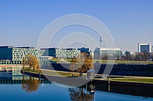 Berlin Government modern skylinie buildings photo