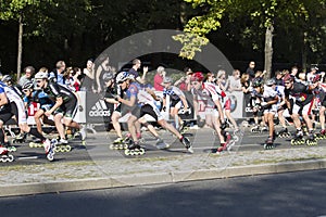 Berlin Marathon skating