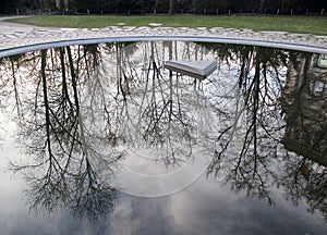 Berlin, memorial monument for Sinti and Rom