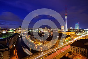 Berlin by night photo