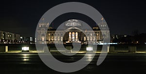 Berlin Reichstag / Bundestag at night