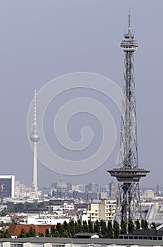 Berlin's Fernsehturm and Funkturm