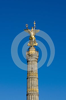 BerlinÃÂ´s golden Siegessaeule photo