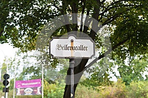 Berlin street sign