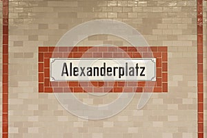 Berlin subway station