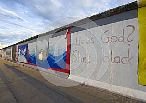 Berlin Wall, part of East Side Gallery