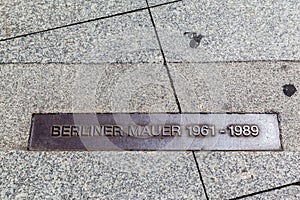 Berlin Wall Sign Germany