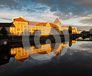 Berlin water reflection