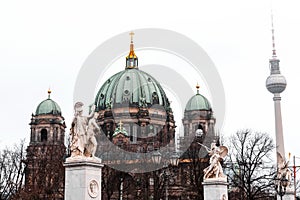 Berliner Dom along the river Spree, Berlin, Germany