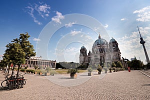 Berliner Dom, Altes Museum and Berliner Fernsehturm