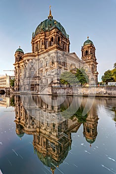 The Berliner Dom and the river Spree