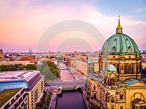 Berliner dom after sunset, Berlin