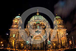 Berliner Dome night view