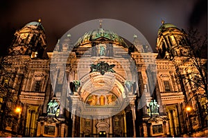 Berliner Dome night view