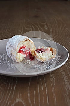 Berliner ( donuts ) with jam filling