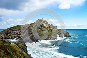 Bermeo, Basque Country, Spain: Monastery of San Juan de Gaztelugatxe