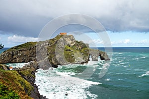 Bermeo, Basque Country, Spain: Monastery of San Juan de Gaztelugatxe