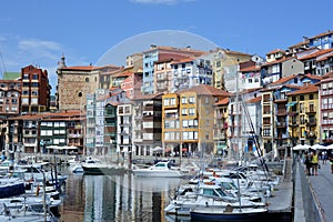 Bermeo marina located in Vizcaya-Basque Country