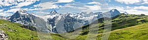 Bermese Alps near Grindelwald in Switzerland