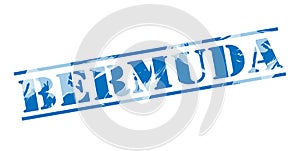 Bermuda blue stamp