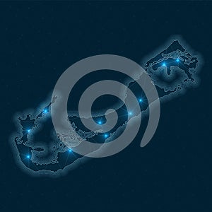 Bermuda network map.