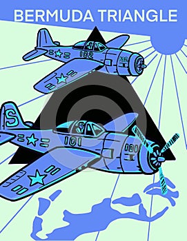 Bermuda Triangle Illustration