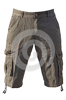 Bermudas pants  isolated on white with clipping path