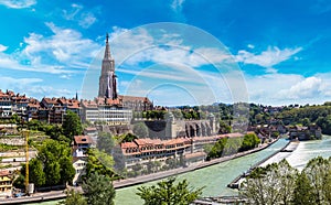 Bern and Berner Munster cathedral