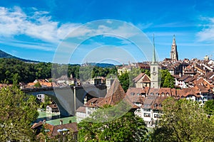 Bern and Berner Munster cathedral