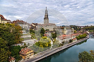 Bern and Berner Munster cathedral