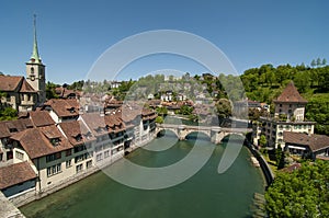 Bern with river Aare, Switzerland
