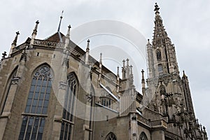 Bern, Switzerland - August 12, 2019 - Church buildings in the Swiss capital