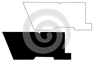 Bernalillo County, New Mexico U.S. county, United States of America, USA, U.S., US map vector illustration, scribble sketch photo