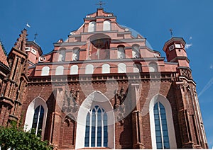 Bernardine Catholic church. Vilnius