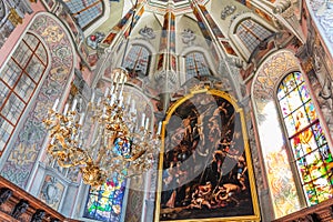 Bernardine church interior. Sacristy