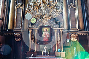 Bernardine church interior. Sacristy