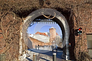 The Bernardine Gate of Wawel royal castle