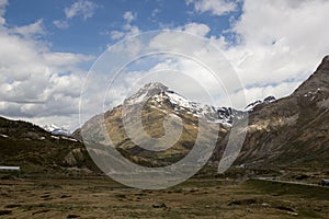 The Bernina Pass (el. 2328 m.) Swiss Alps