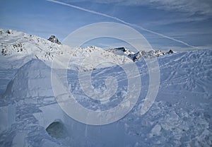 Bernina Pass - Igloo photo