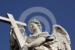 Bernini angel sculpture in Rome