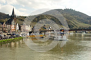 Bernkastel-Kues on the river Mosel